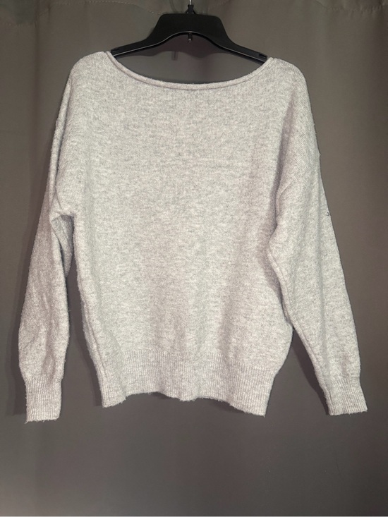 SO Sweaters - SO Women's Light Gray Scoop Neck Sweater